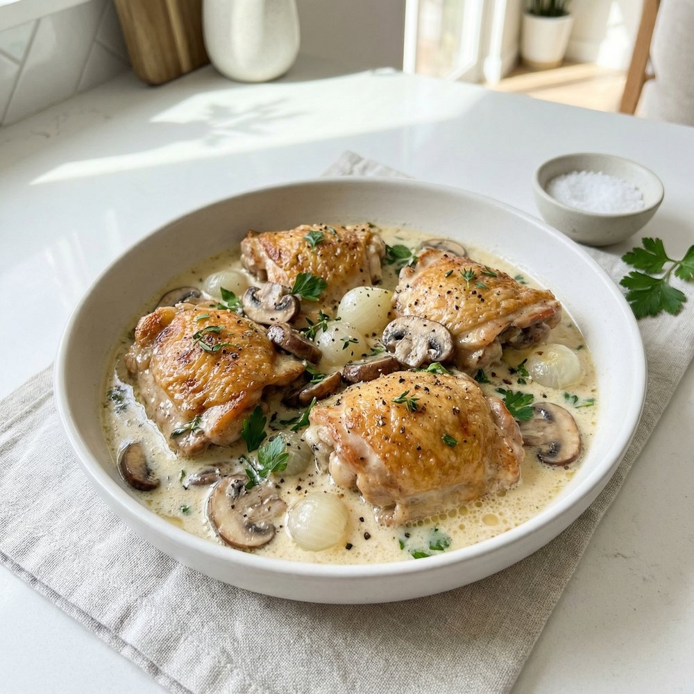 Creamy Coq au Vin Blanc