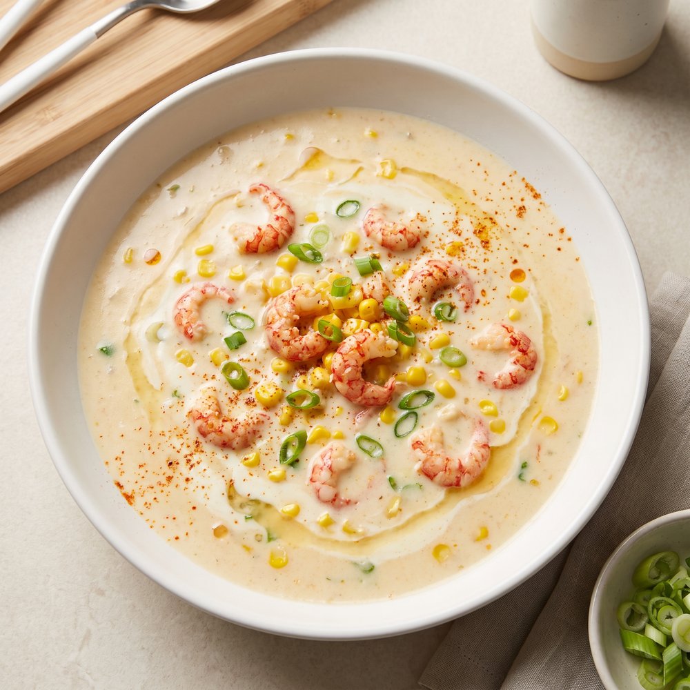 Creamy Crawfish Corn Chowder