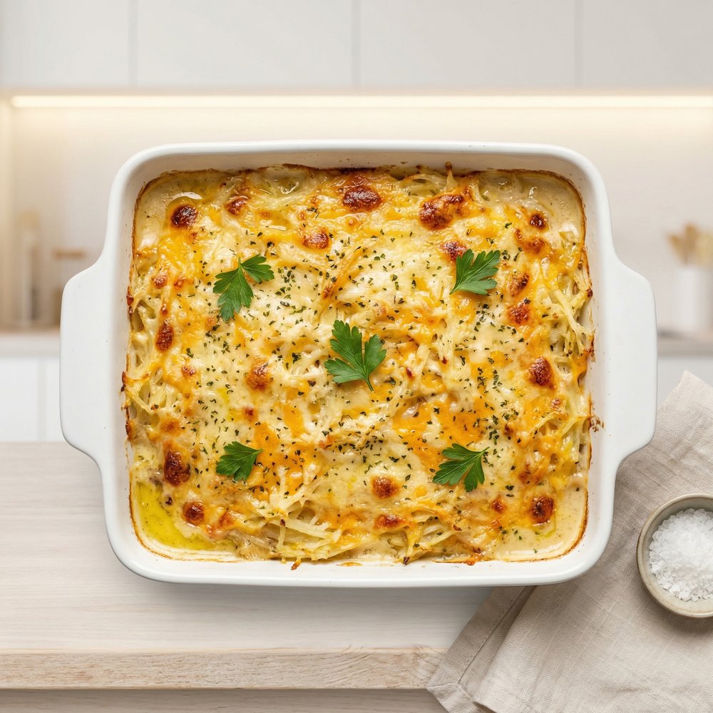 Creamy Delmonico-Style Potato Casserole