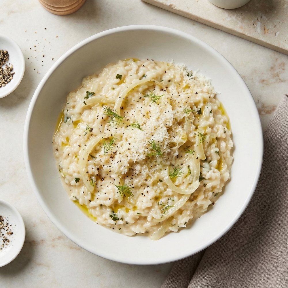 Creamy Fennel Parmesan Risotto