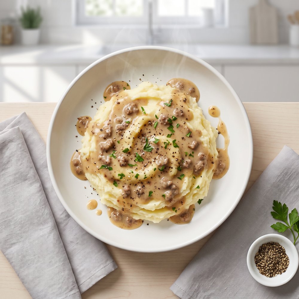 Creamy Ground Beef Gravy