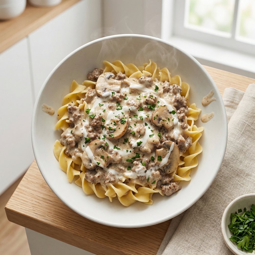 Weeknight Beef Stroganoff
