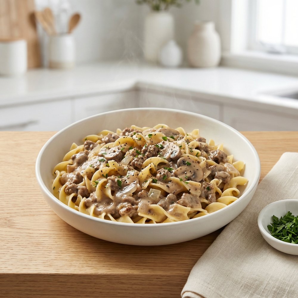Weeknight Hamburger Stroganoff