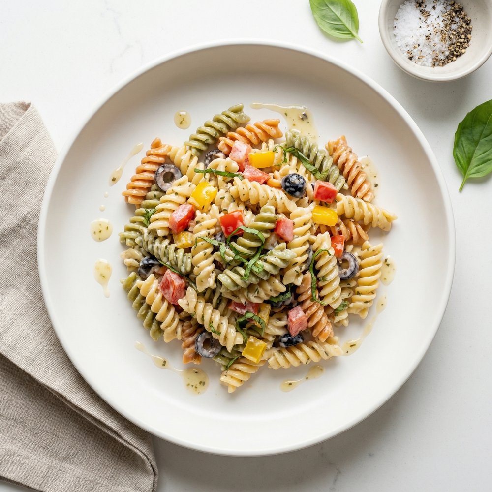 Tri-Color Italian Pasta Salad