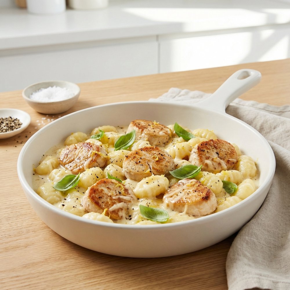 Lemon Chicken Gnocchi