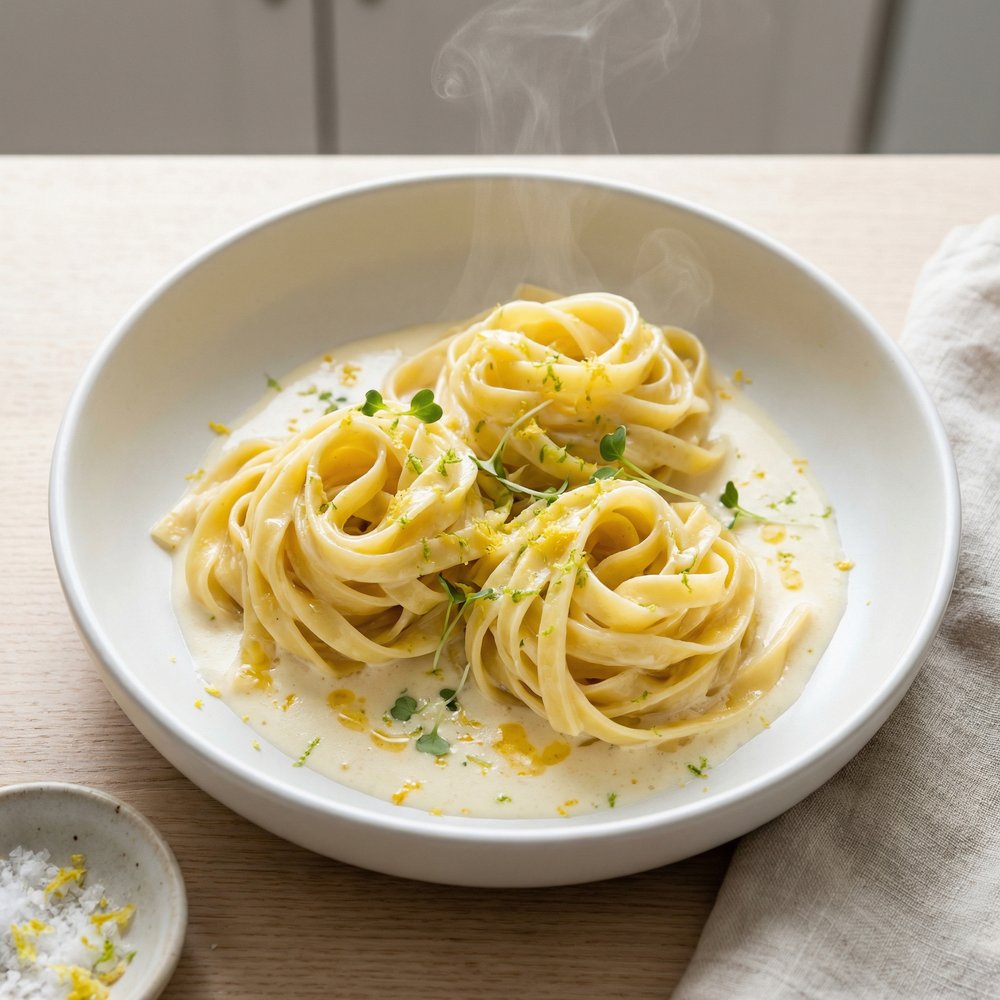 Bright Lemon Cream Pasta Sauce