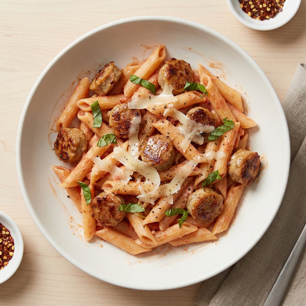 Quick Italian Sausage Penne (20 Minutes)