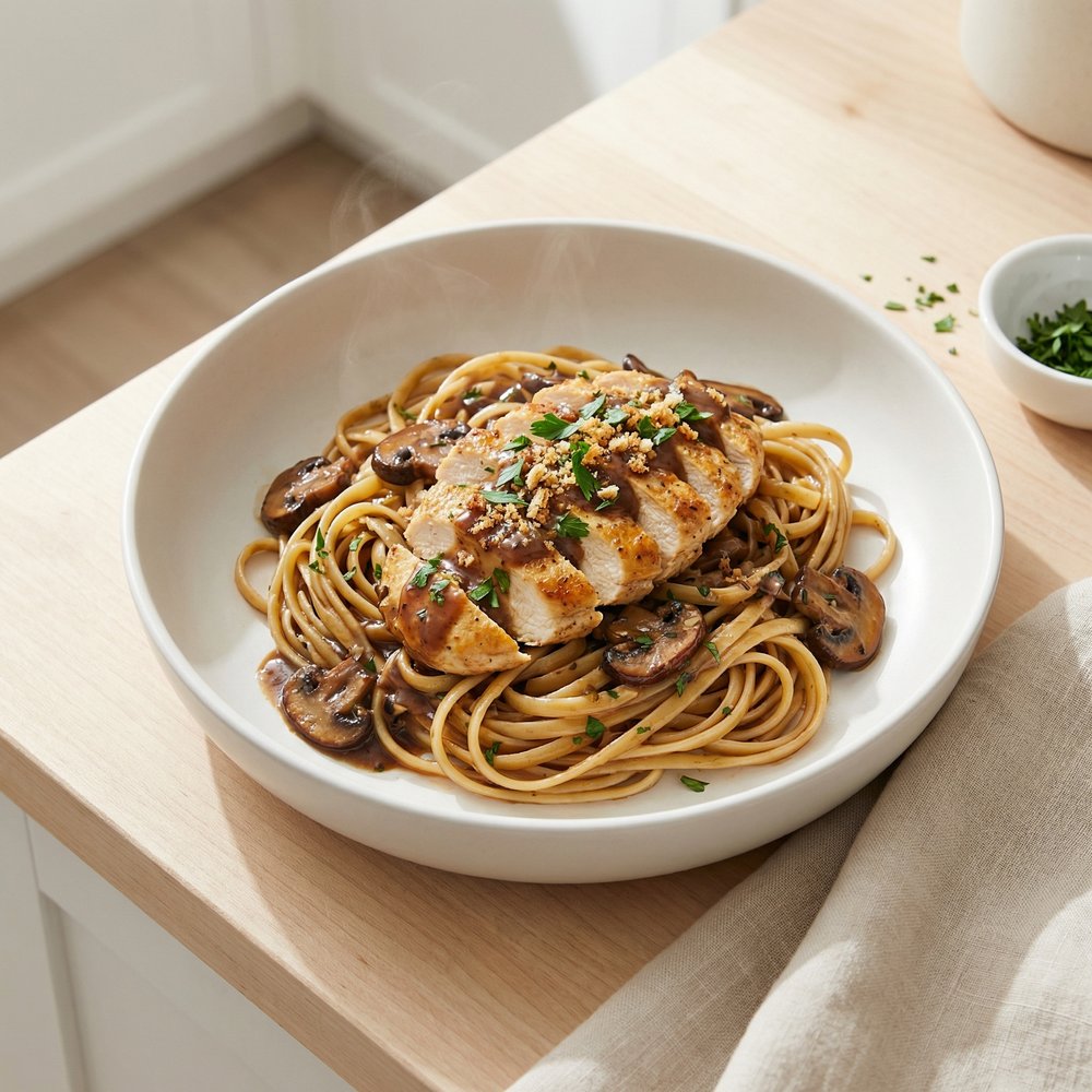 Danielle’s Creamy Chicken with Marsala and Mushrooms