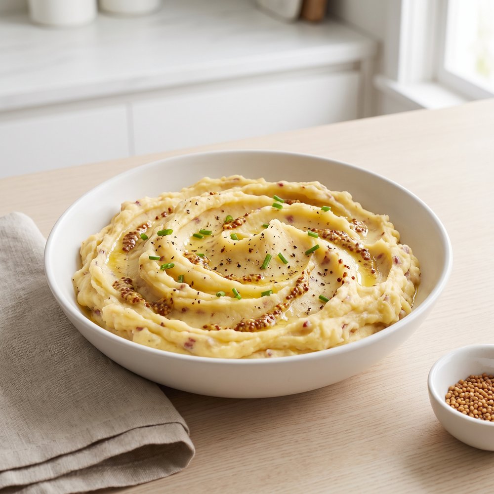 Creamy Mustard-Infused Mashed Potatoes