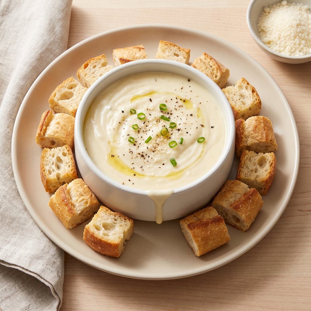 Creamy Parmesan Cheese Fondue