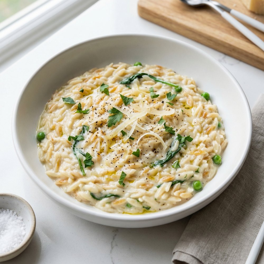 One-Pan Creamy Orzo