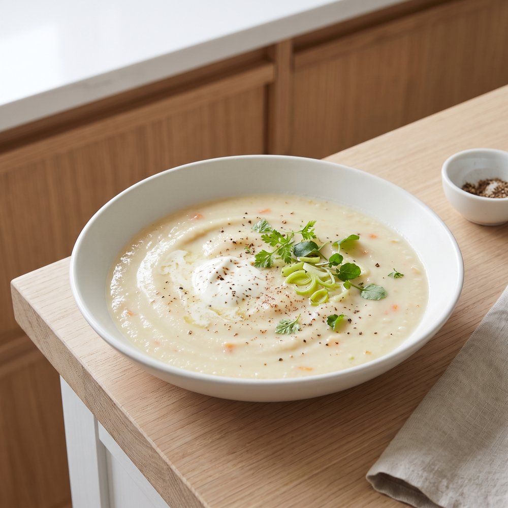 Creamy Parsnip and Leek Soup