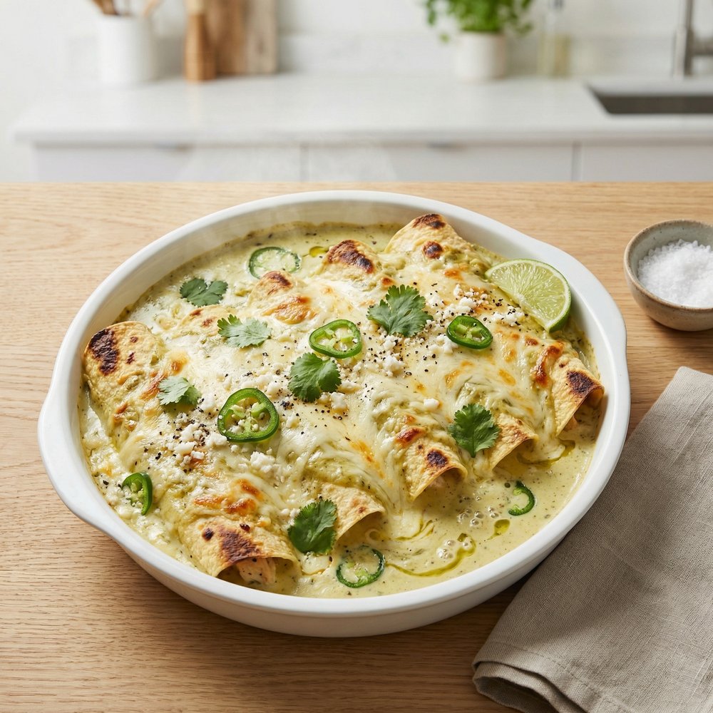 Poblano Chile Enchiladas