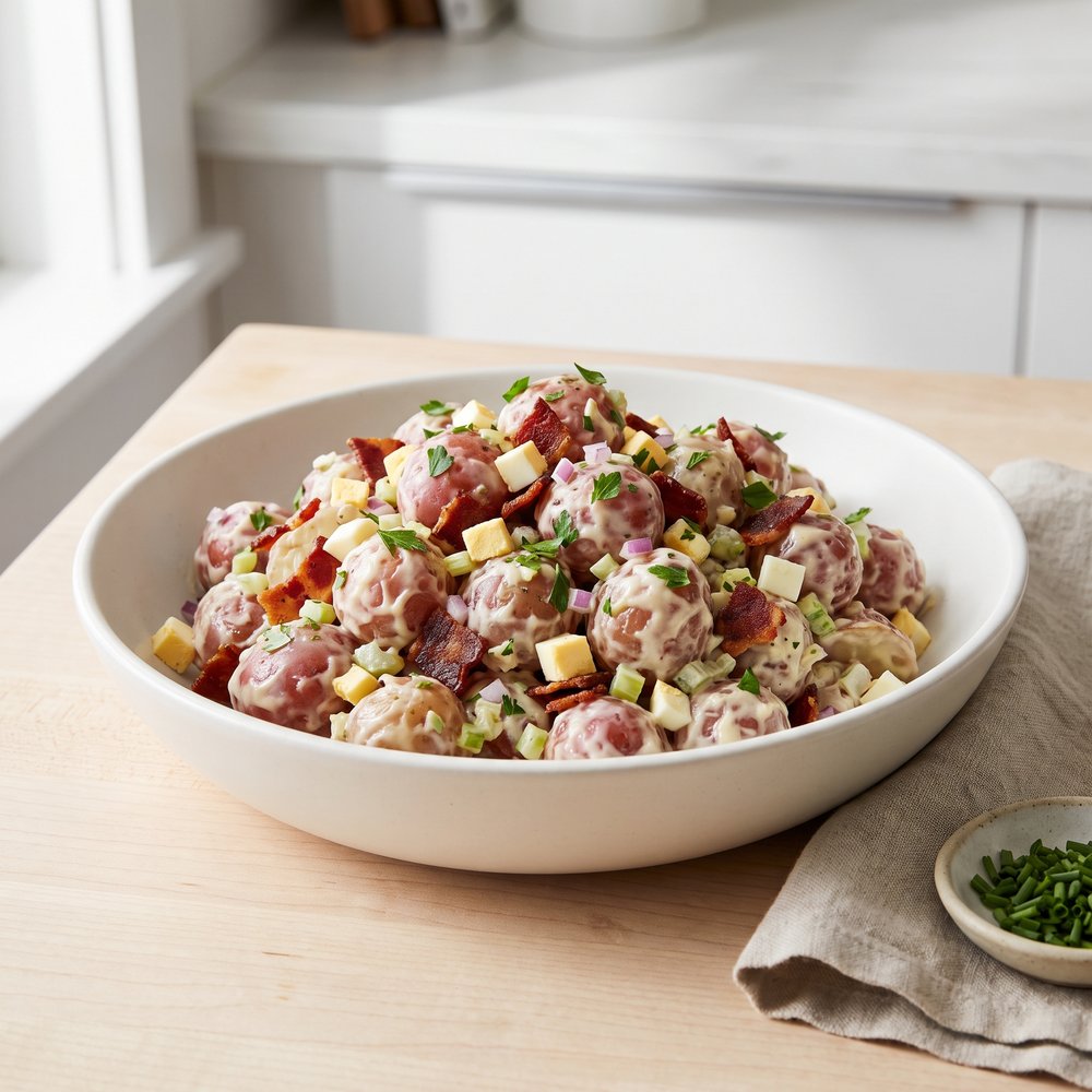 Creamy Red Potato Bacon Salad