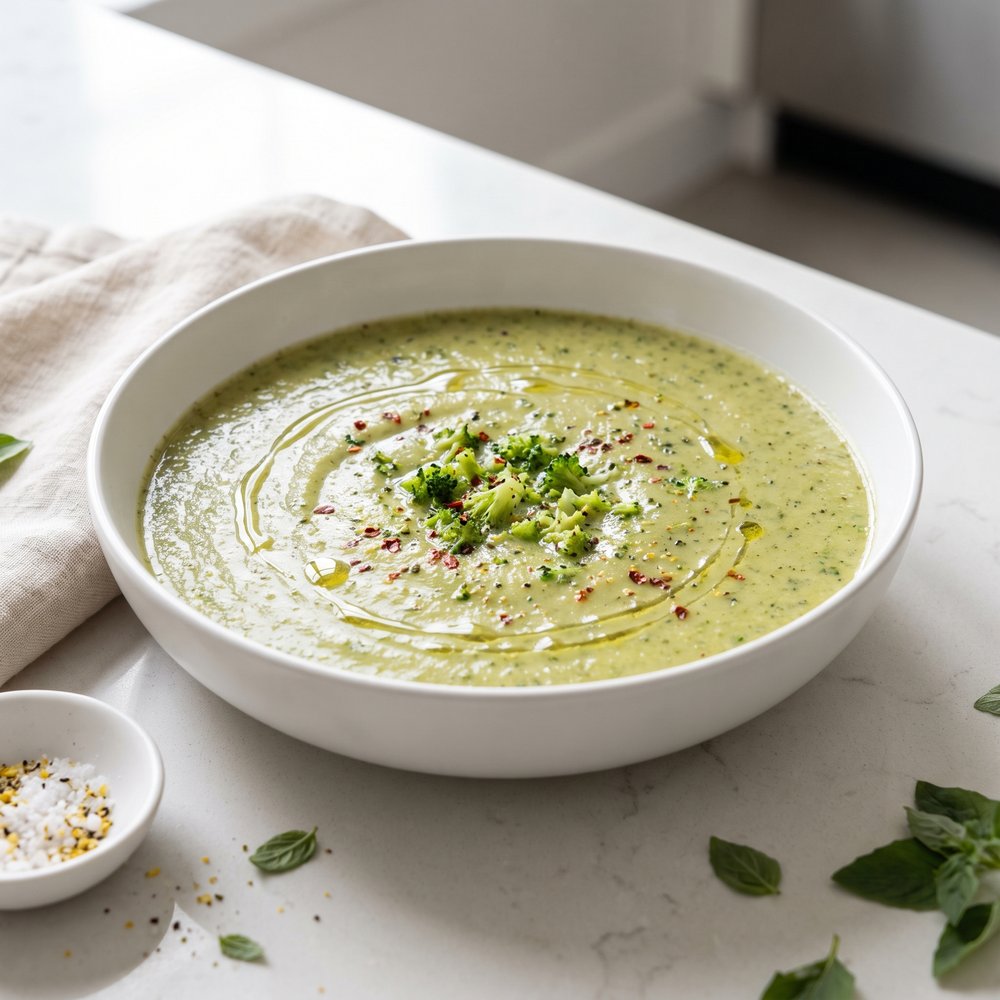Creamy Roasted Broccoli Bisque