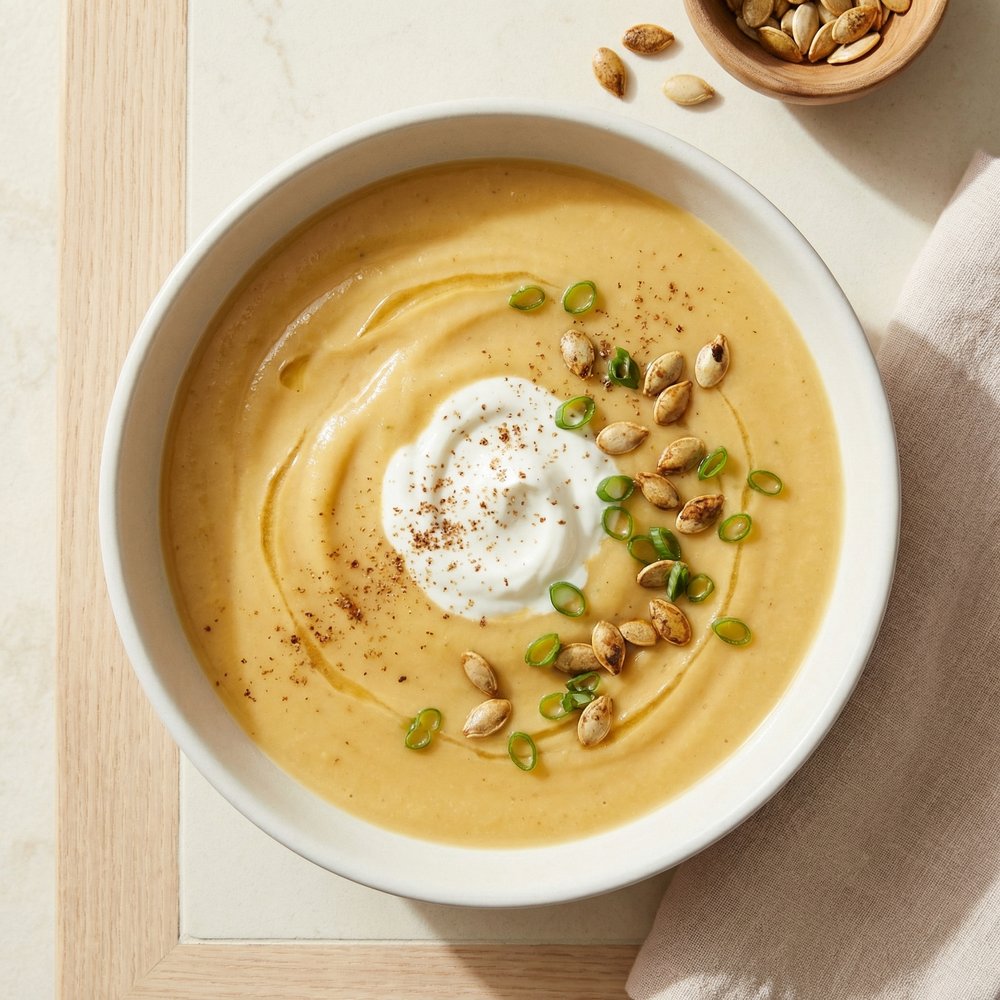 Creamy Delicata Squash Soup