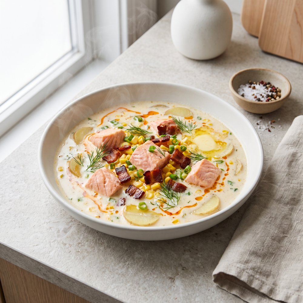 Creamy Salmon Chowder, Version II