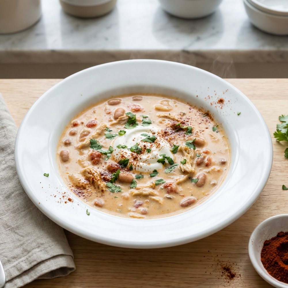 Crockpot Chicken Bean Chili