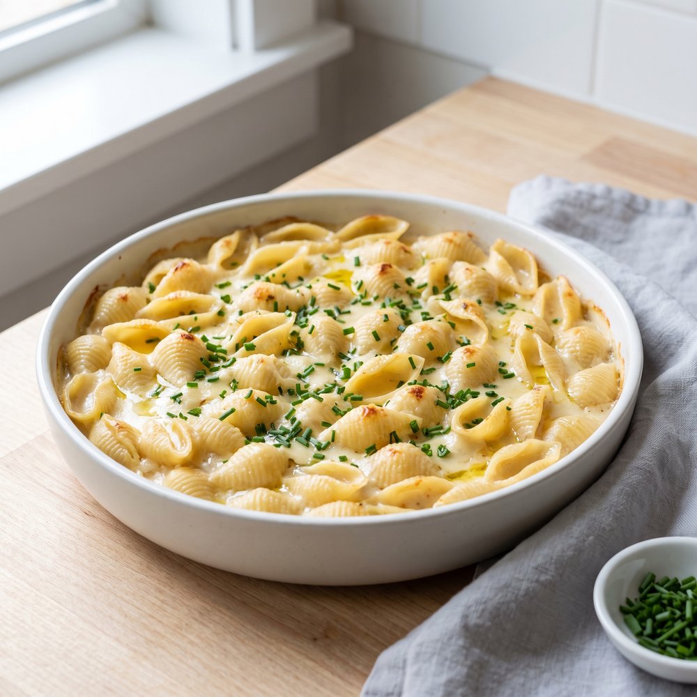 Creamy Smoked Gouda Shells and Cheese