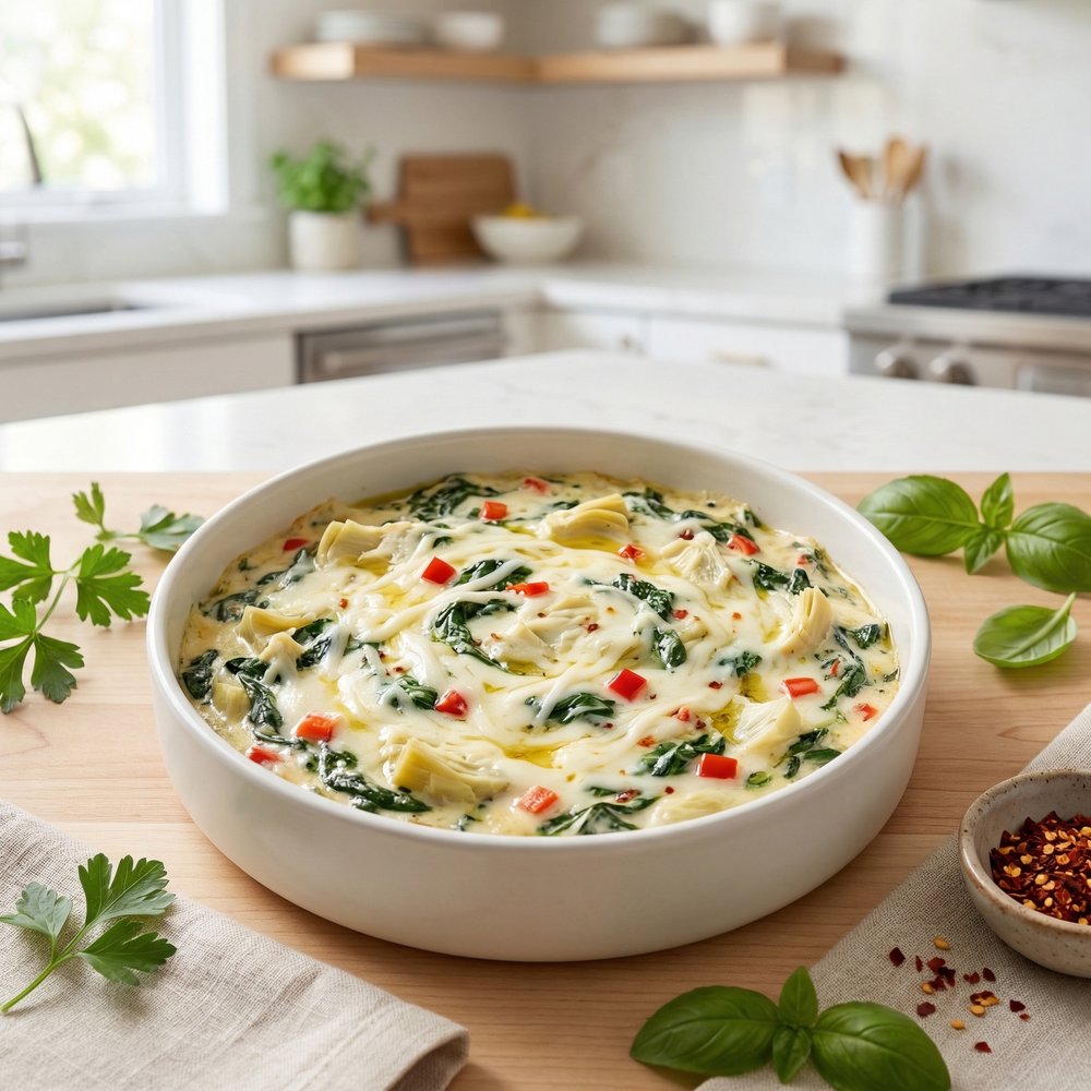 Crowd-Pleaser Spinach and Artichoke Party Dip