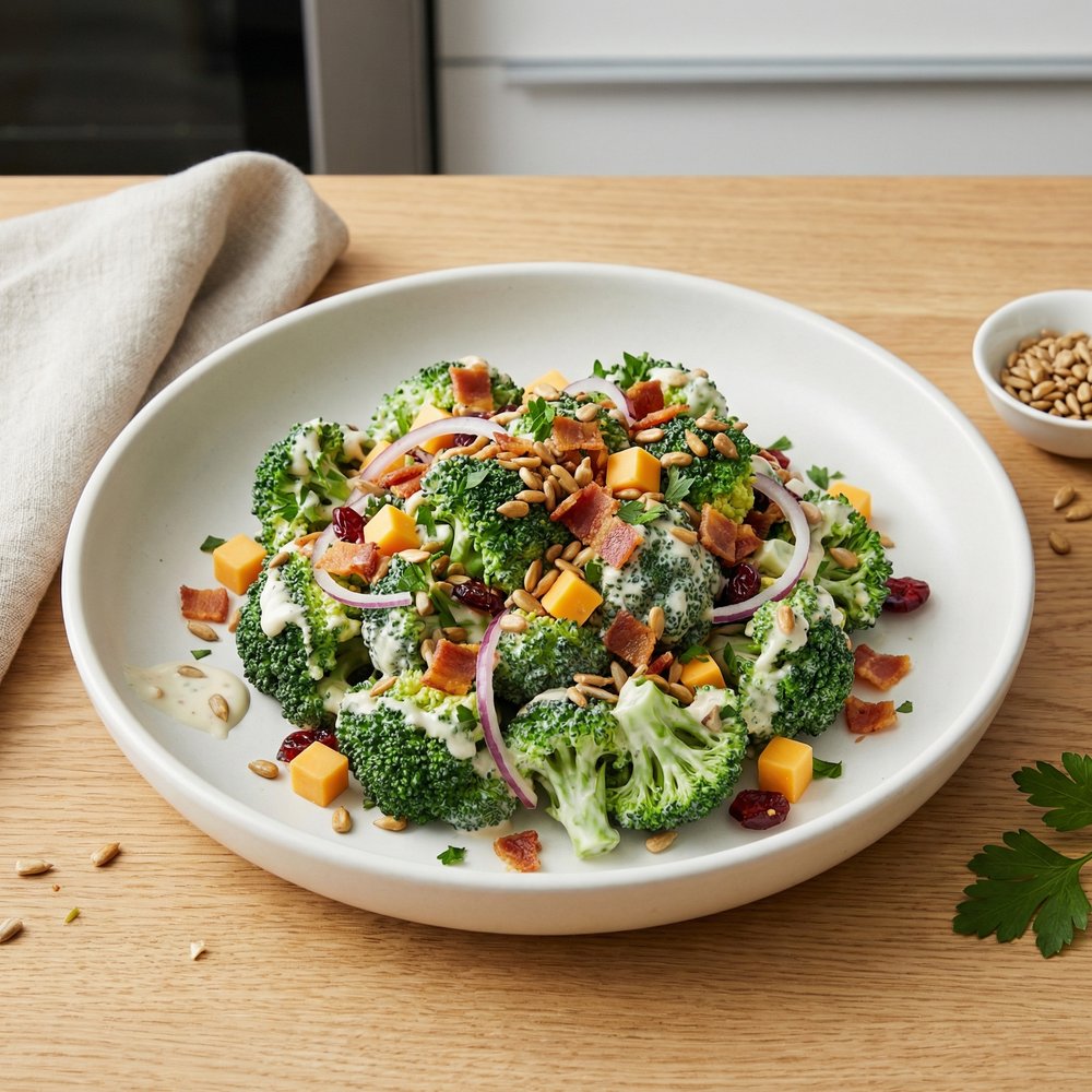 Sweet and Crunchy Broccoli Salad