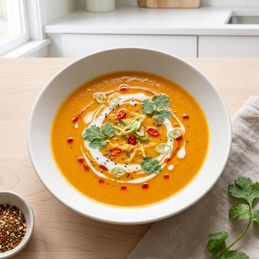 Creamy Thai-Style Sweet Potato Soup