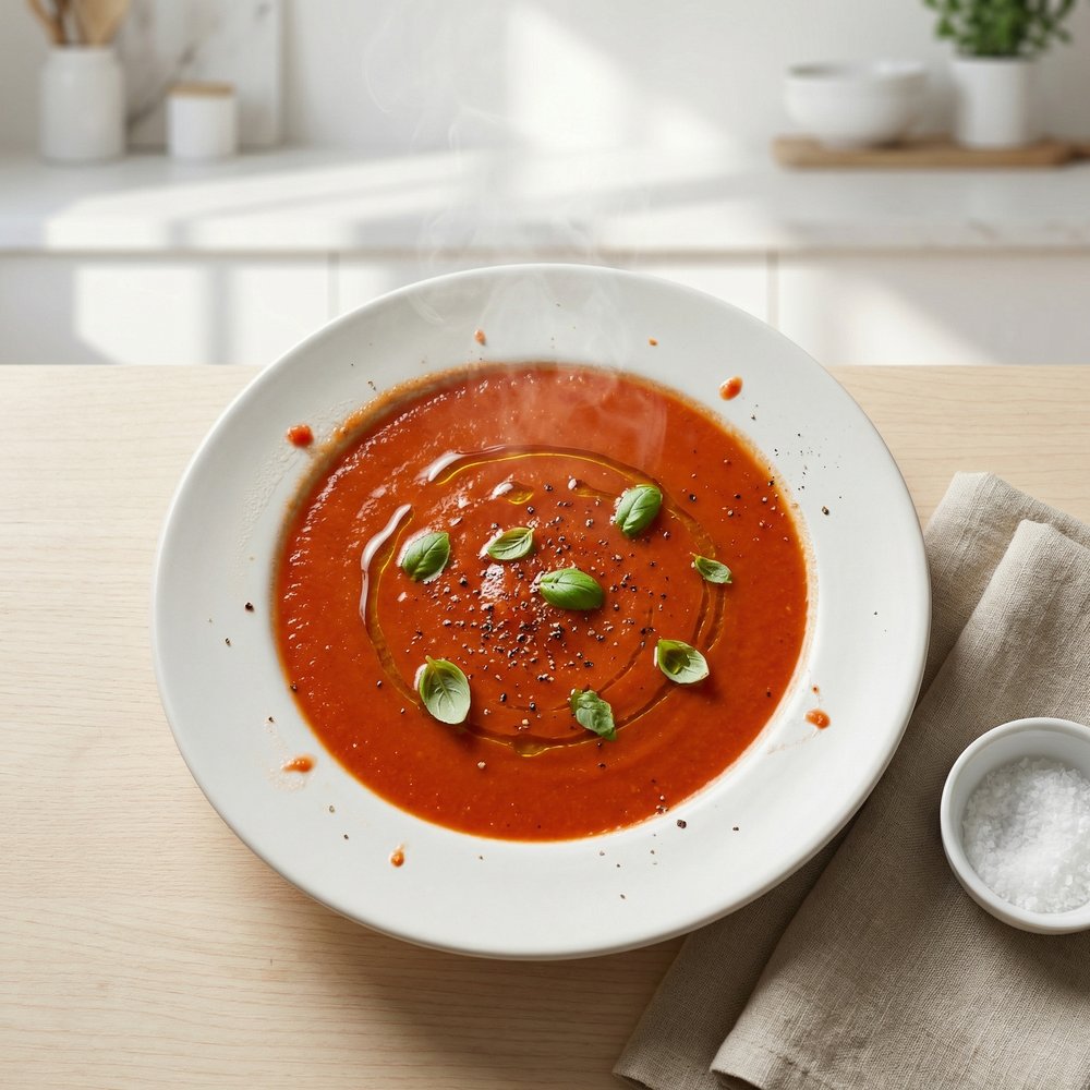 Velvety Tomato Soup Without Cream