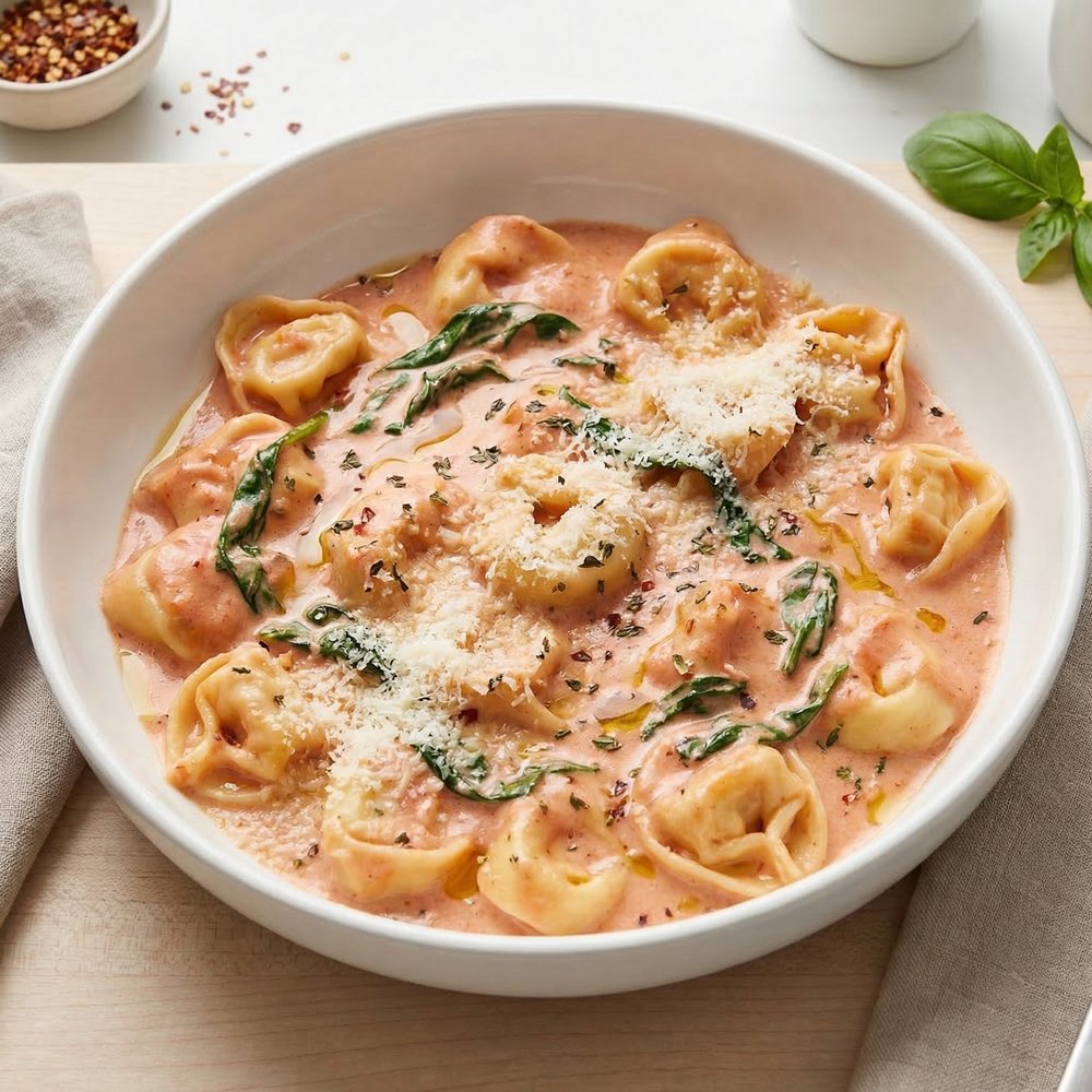 Spinach Tomato Tortellini