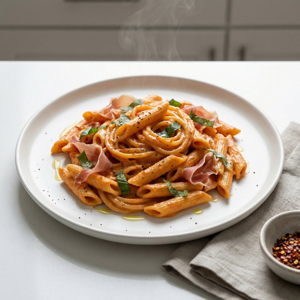 Penne Russo with Vodka Cream Sauce