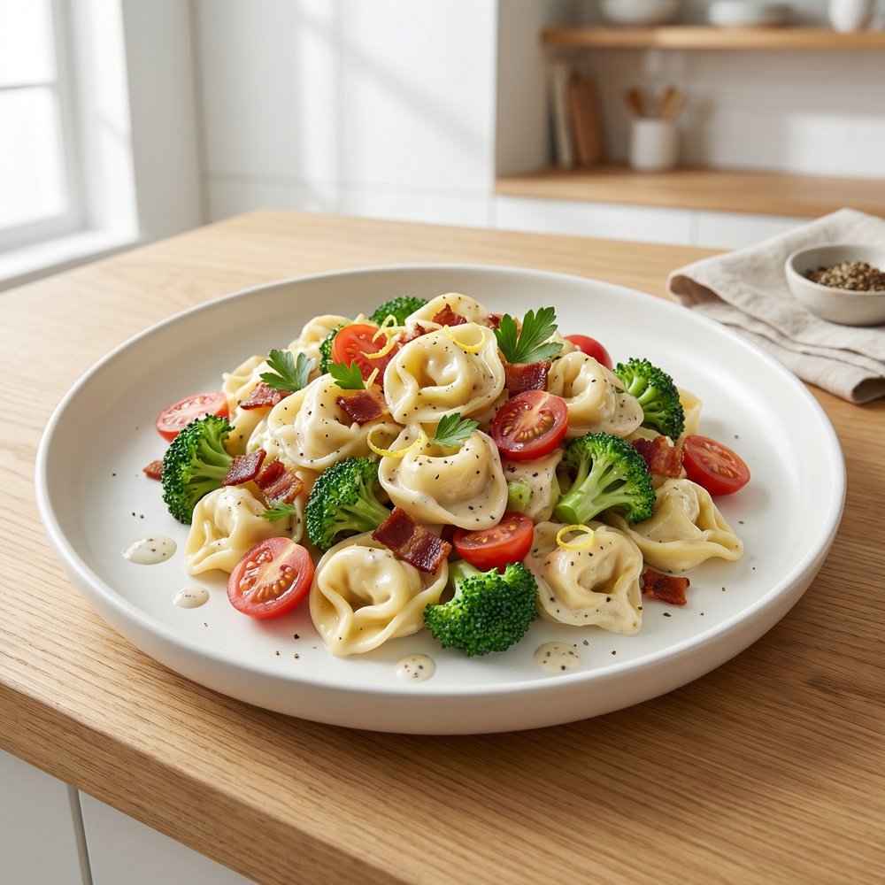 Tortellini Bacon Broccoli Salad