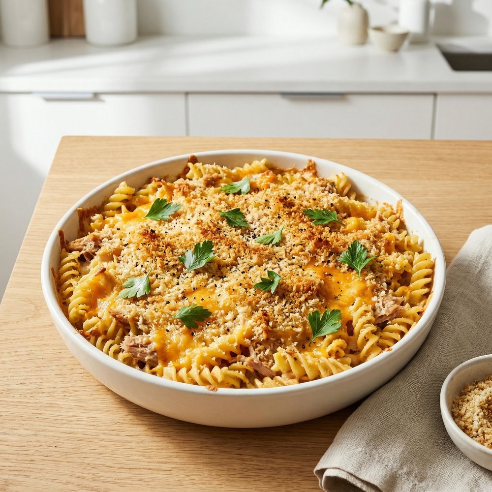 Creamy Tuna Pasta Bake