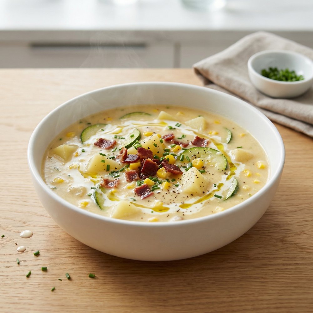 Zucchini Corn Chowder