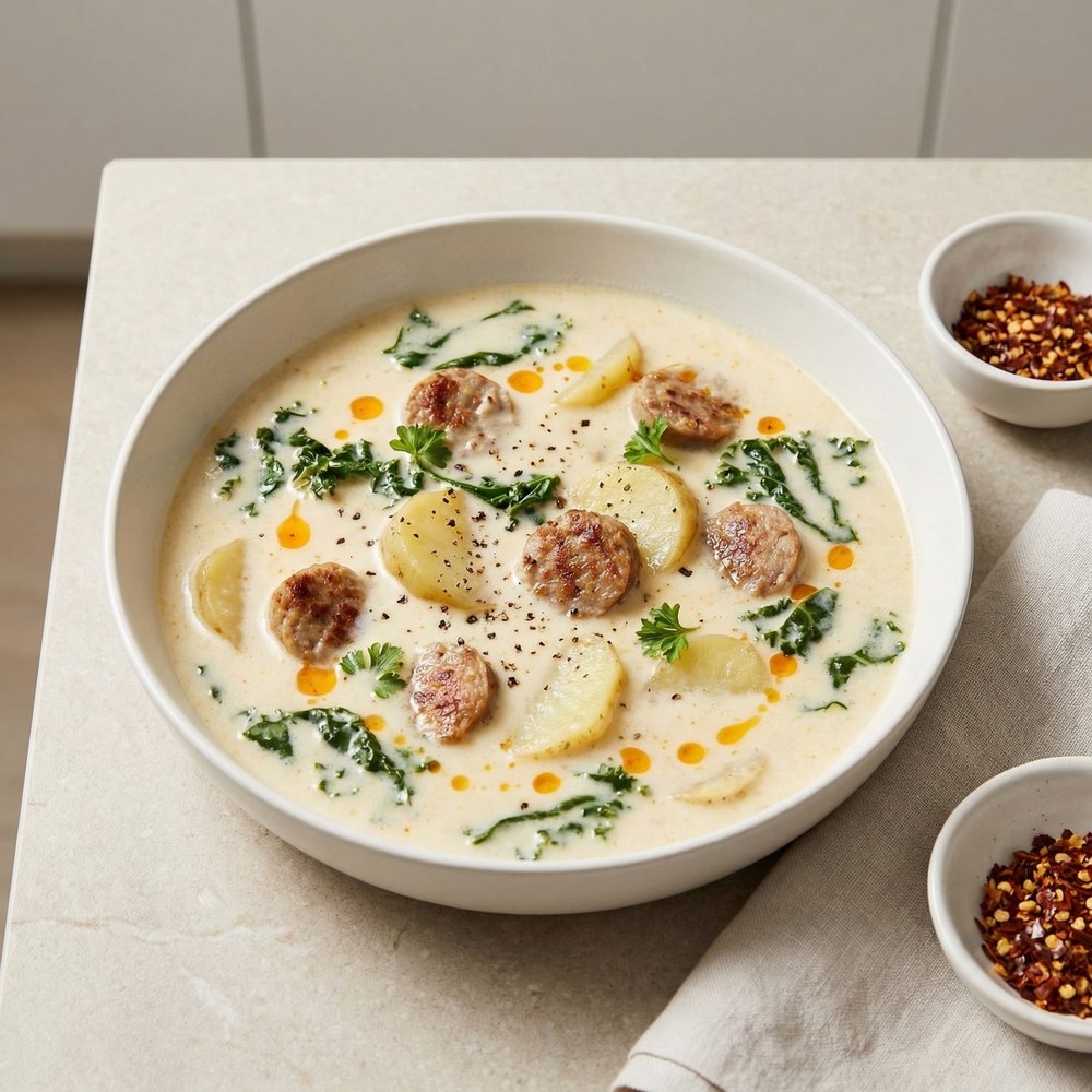 Tuscan-Style Sausage and Kale Soup