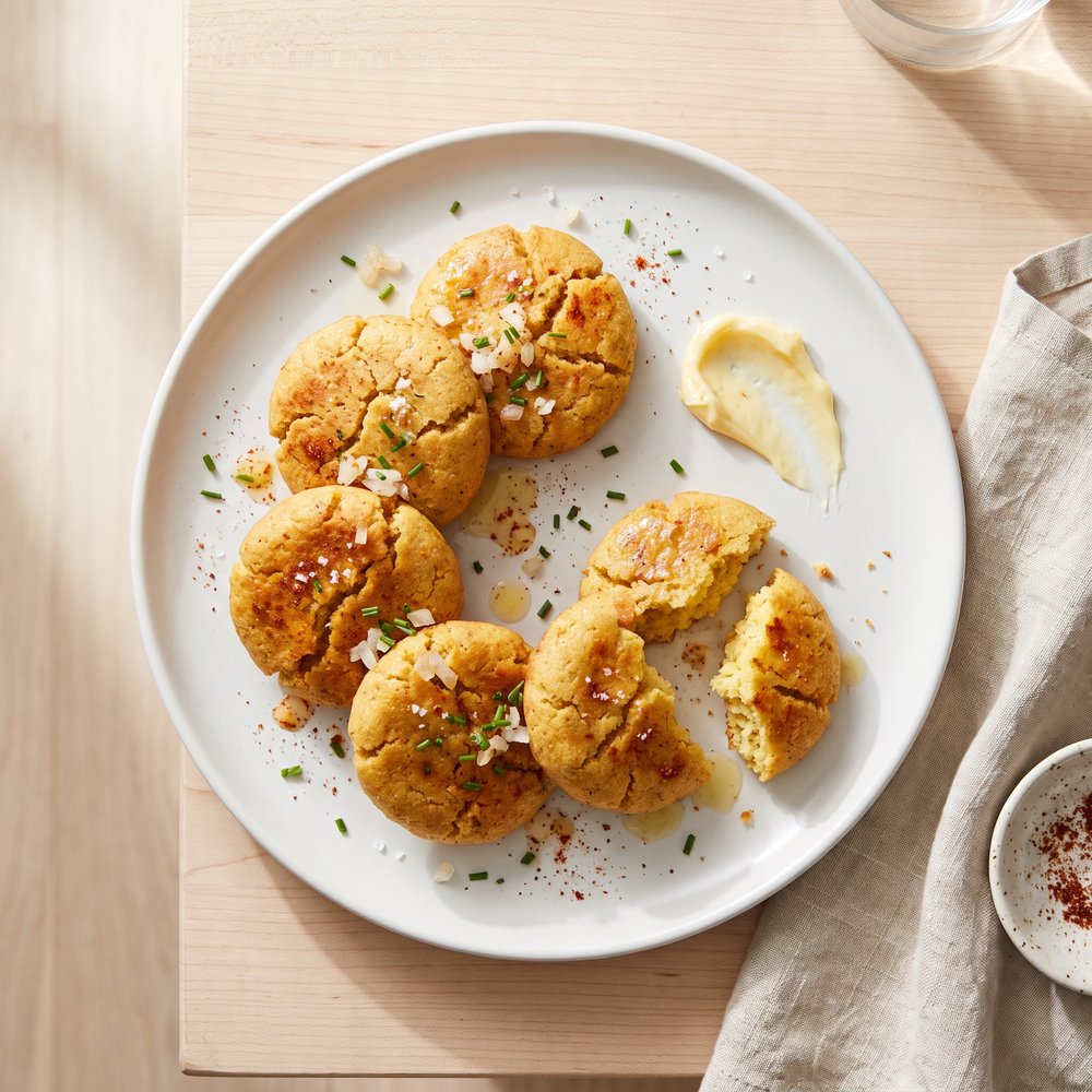 Creole-Style Hot Water Cornbread Patties