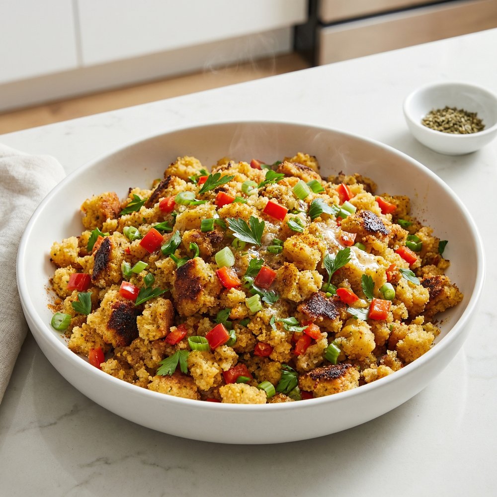 Creole-Style Cornbread Dressing