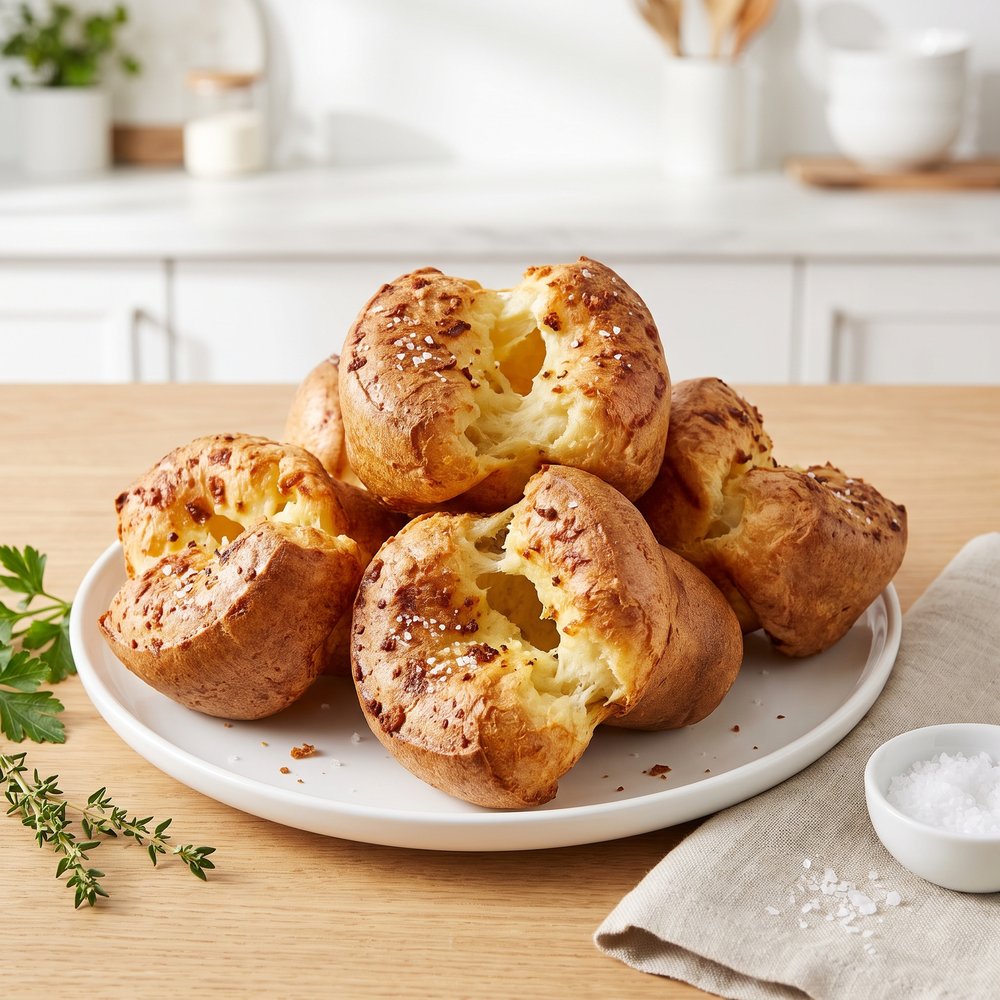 Crisp, Buttery Popovers with Tender Centers