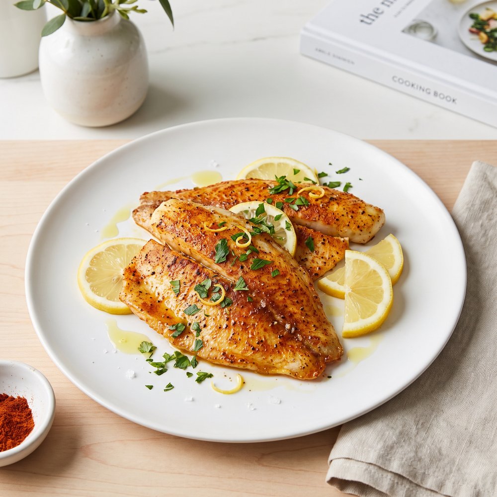 Crisp Lemon-Pepper Tilapia in the Air Fryer