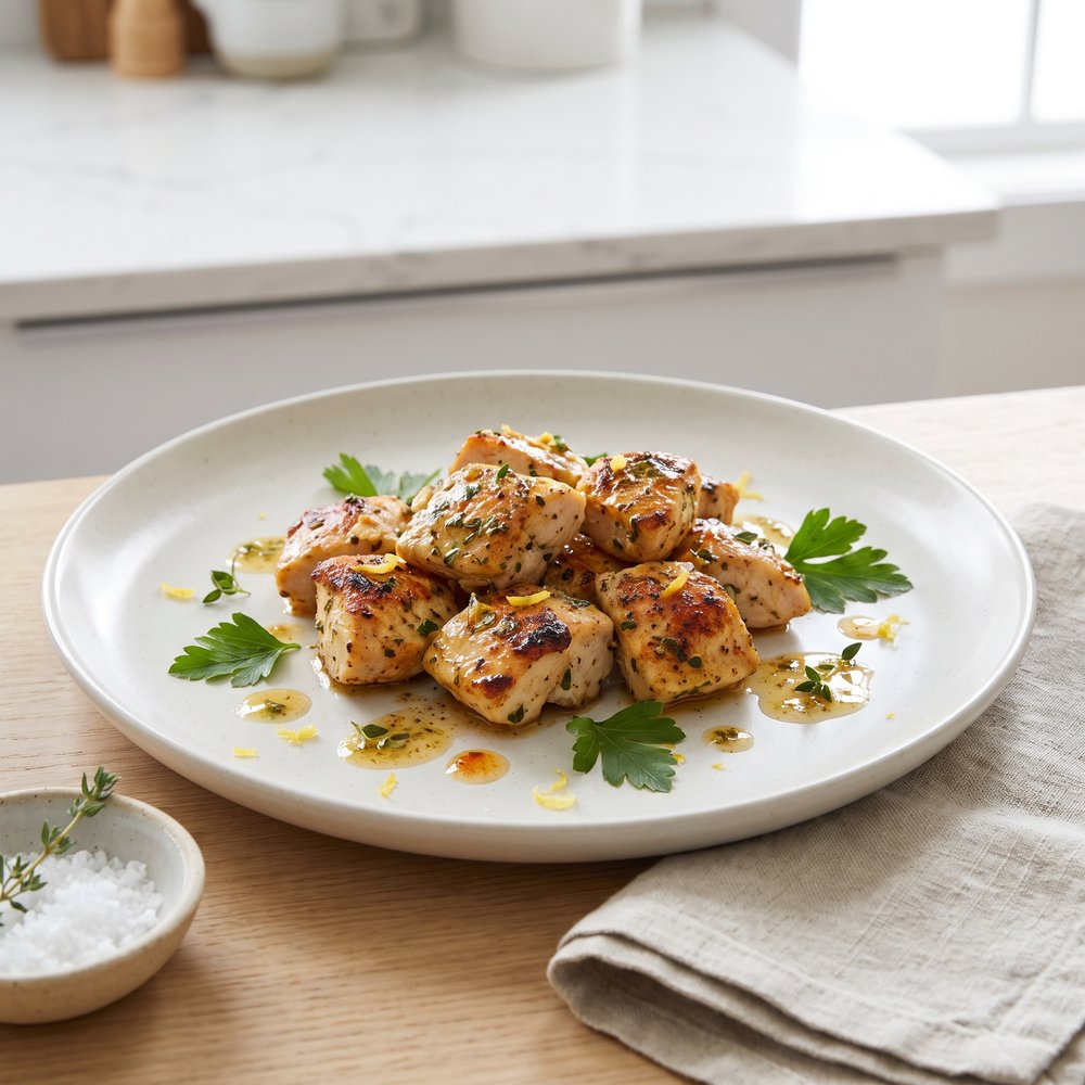 Crispy Air-Fried Chicken Bites