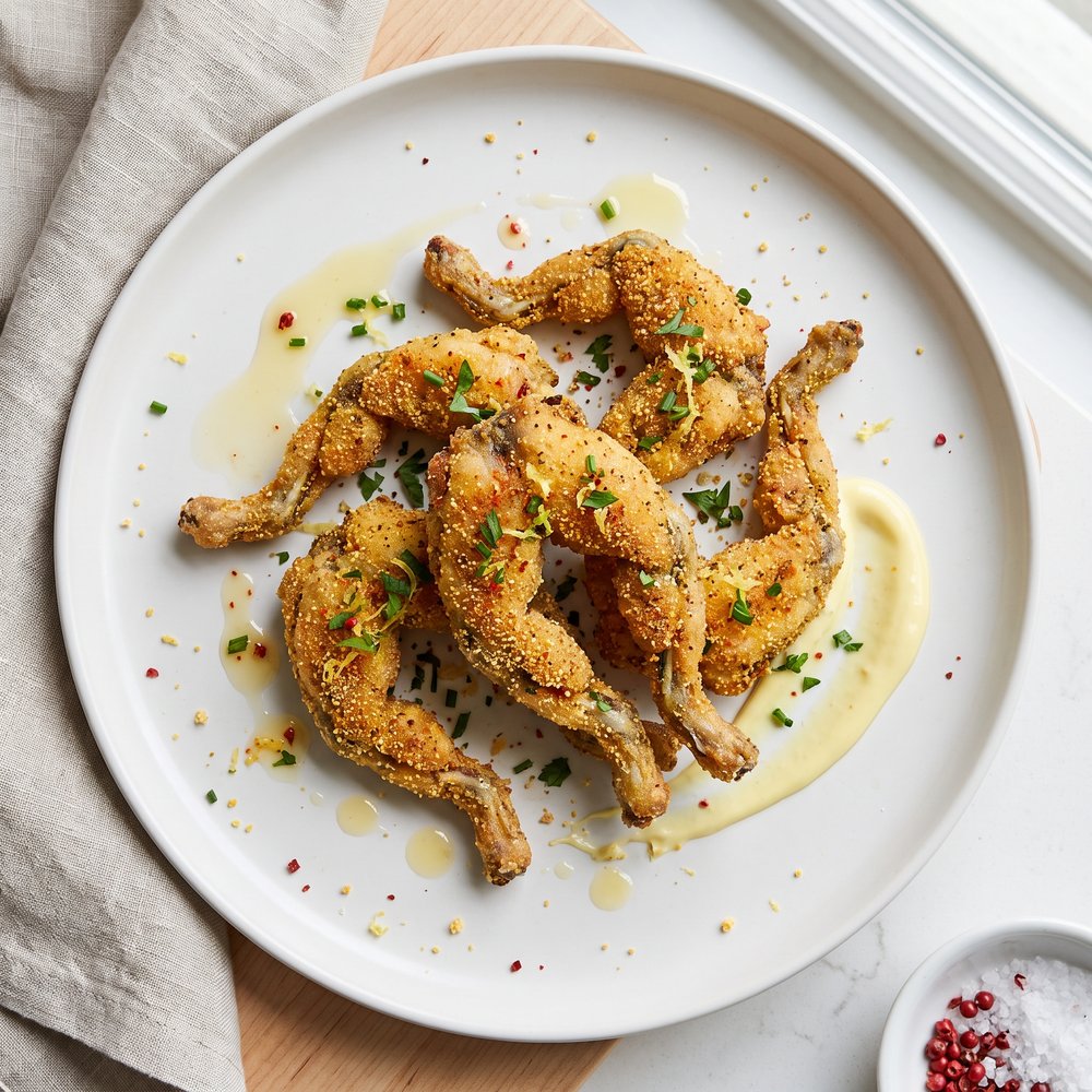 Crispy Air-Fried Frog Legs