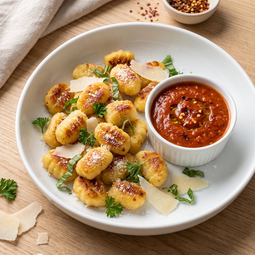 Crispy Air-Fried Gnocchi Bites