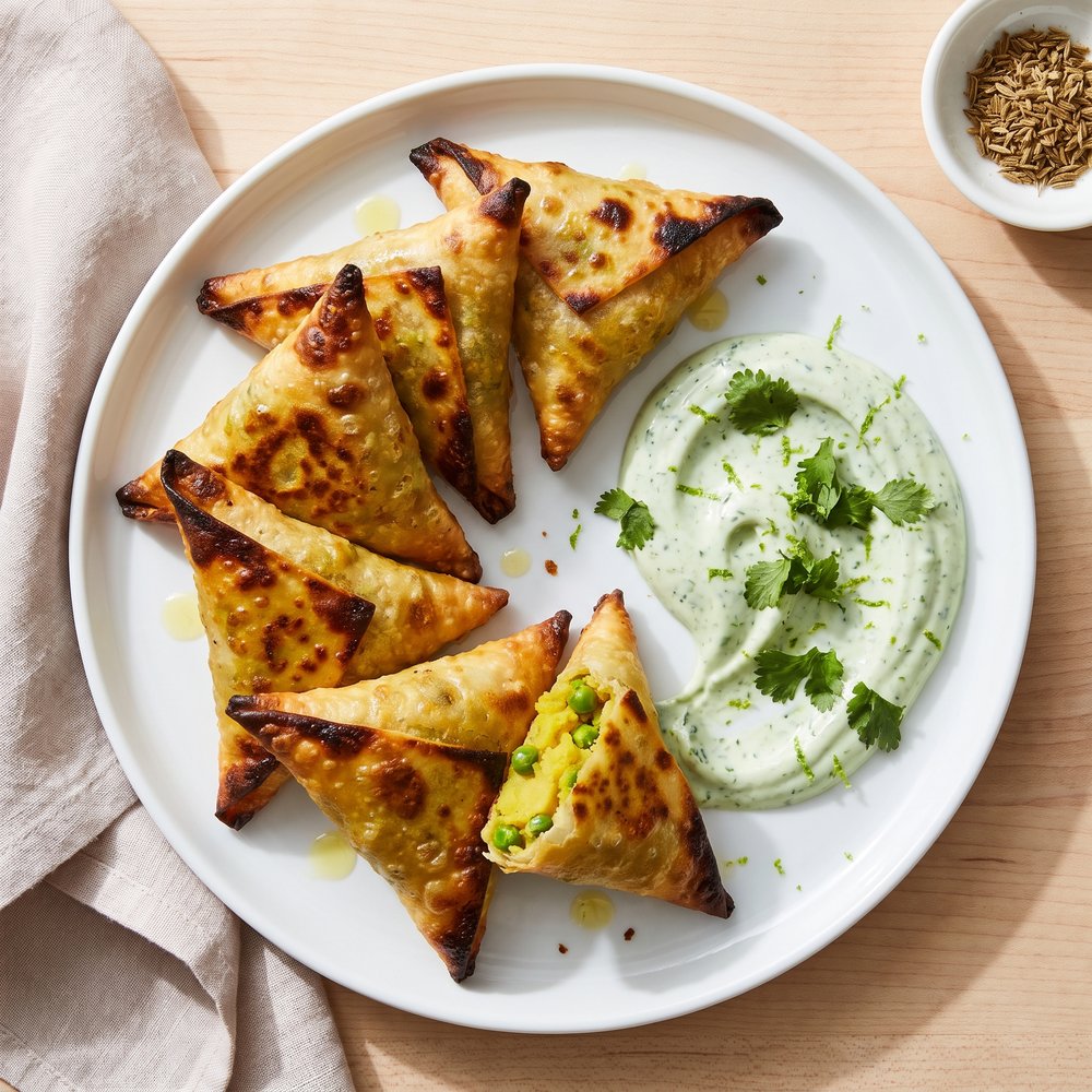 Crispy Air-Fried Samosas