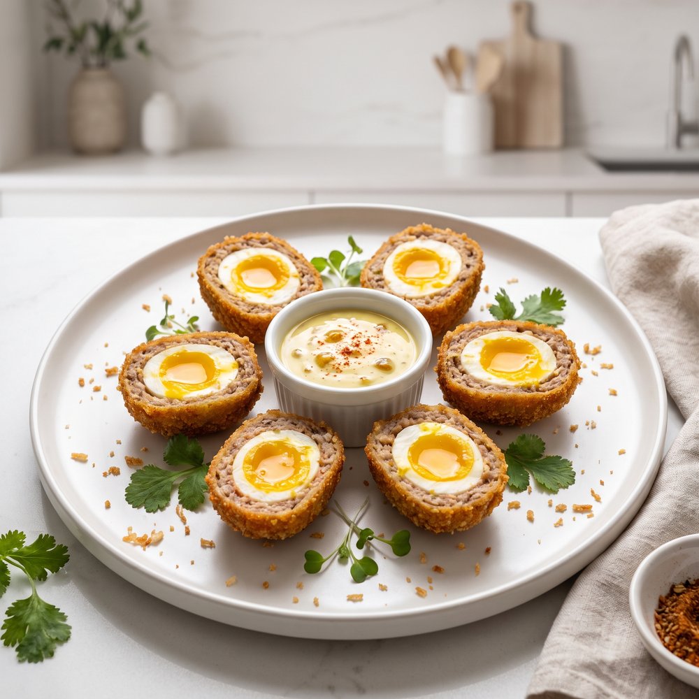 Crispy Air-Fried Scotch Eggs