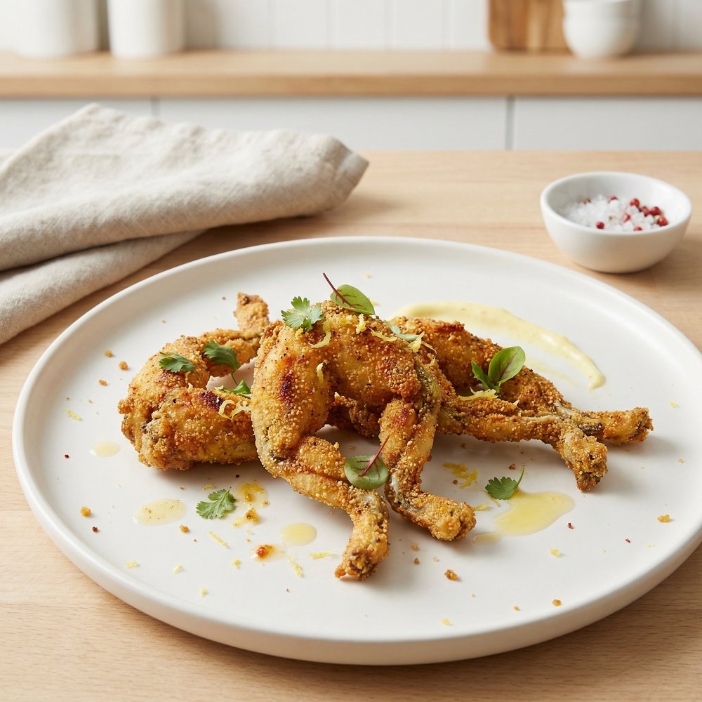 Crispy Air-Fried Frog Legs