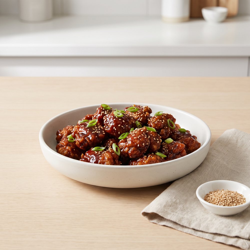 Crispy Air Fryer General Tso’s Chicken Bites