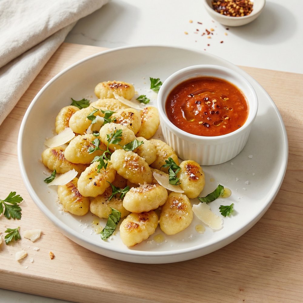 Crispy Air-Fried Gnocchi Bites