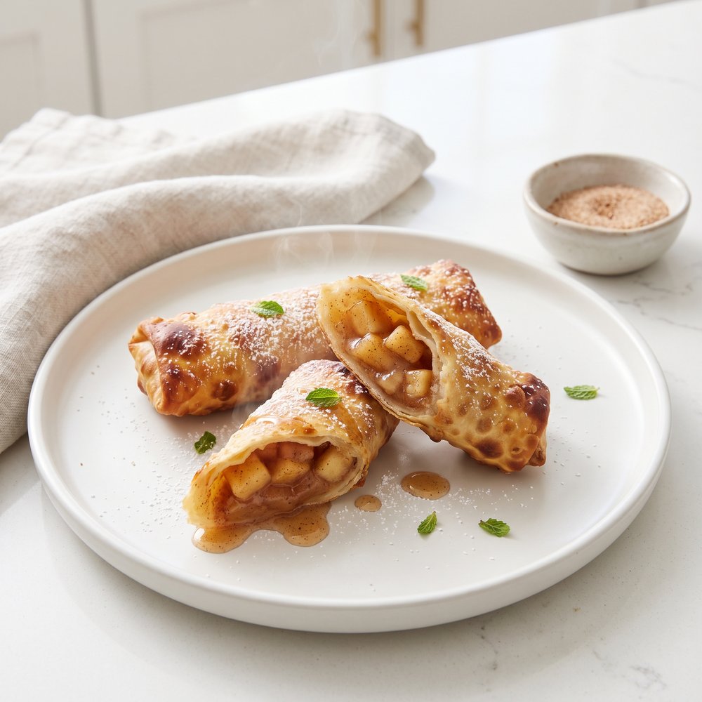 Crispy Apple Pie Egg Roll Treats