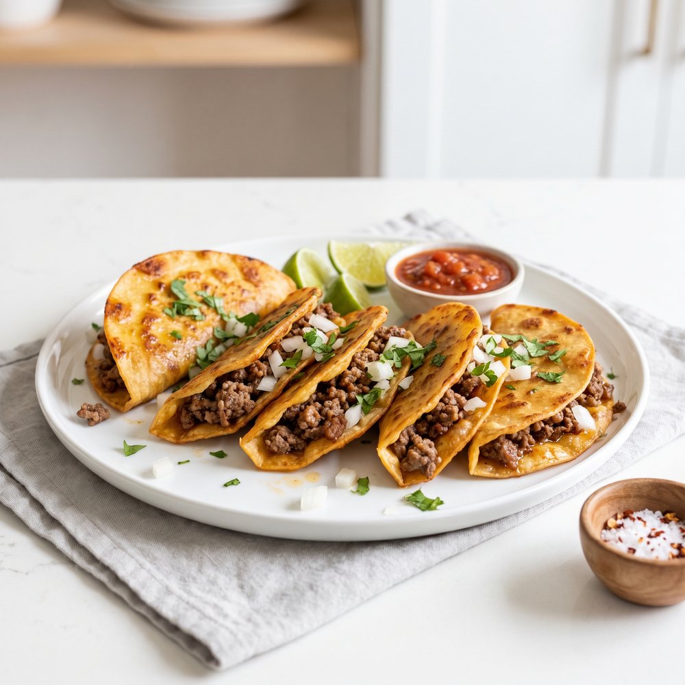 Crispy Arizona-Style Fried Beef Tacos
