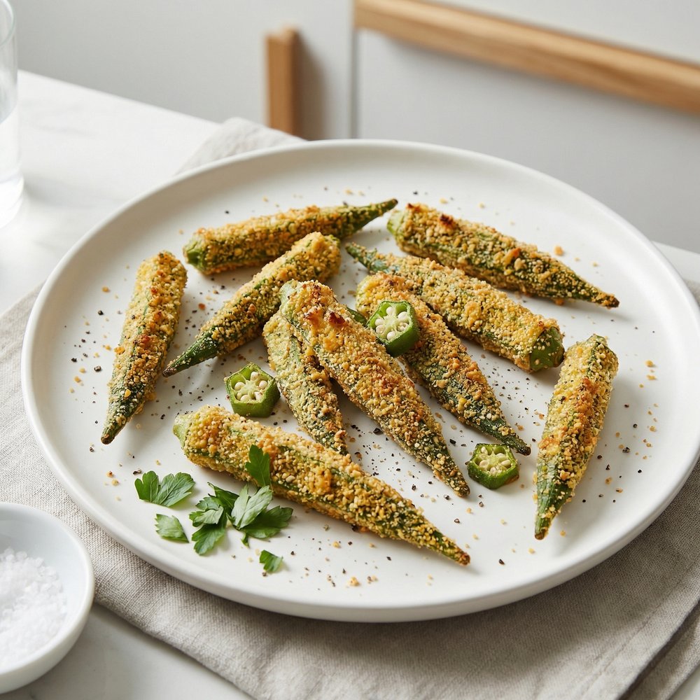 Crispy Baked Okra