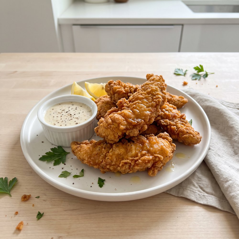Crispy Breaded Chicken Strips