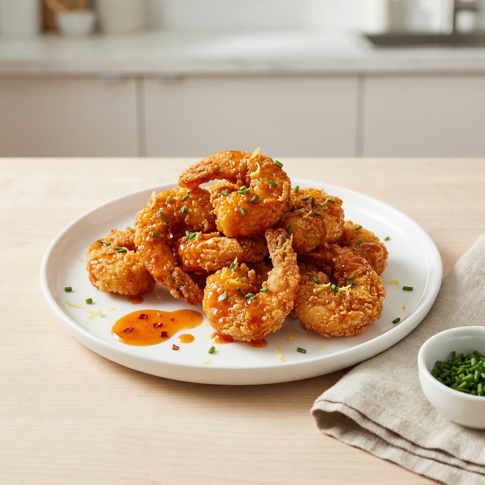 Crunchy Buffalo-Style Shrimp